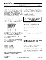 Preview for 2 page of Lightronics FXLD100ECMY26B Owner'S Manual