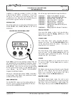 Предварительный просмотр 2 страницы Lightronics FXLD1012C4I Owner'S Manual