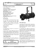 Предварительный просмотр 1 страницы Lightronics FXLD120EW Owner'S Manual