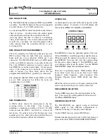 Preview for 2 page of Lightronics FXLD548C4O Owner'S Manual