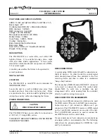 Lightronics FXLD618C2I Owner'S Manual preview