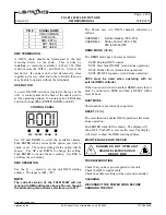 Предварительный просмотр 2 страницы Lightronics FXLE1232W Owner'S Manual