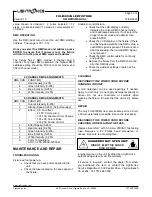 Preview for 3 page of Lightronics FXLE30C4N Owner'S Manual