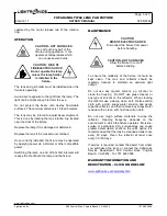 Preview for 3 page of Lightronics FXPAR4 Owner'S Manual