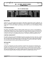 Предварительный просмотр 2 страницы Lightronics RE-121 Manual