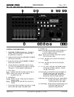 Предварительный просмотр 3 страницы Lightronics Show-Pro SM - 280 Owner'S Manual