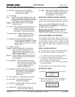 Preview for 4 page of Lightronics Show-Pro SM - 280 Owner'S Manual