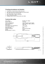 Предварительный просмотр 8 страницы Lights Lucid lane plus 3040 Installation And Service Manual