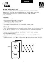 Preview for 2 page of LIGHTSIDE LZS 1000 User Manual