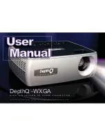 Предварительный просмотр 1 страницы Lightspeed Design DepthQ -WXGA User Manual