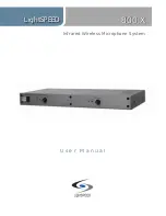 LightSpeed Technologies 800iX User Manual preview