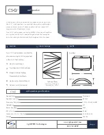 LightSpeed Technologies CS-Q Specification Sheet предпросмотр