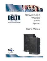 Предварительный просмотр 1 страницы LightSpeed Technologies Delta X10 User Manual