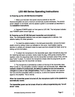 Preview for 3 page of LightSpeed Technologies Listening Enhancement System LES 400 Series User Manual