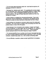 Preview for 9 page of LightSpeed Technologies Listening Enhancement System LES 400 Series User Manual