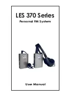 LightSpeed Technologies Personal FM System LES 370 Series User Manual preview