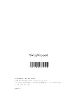 Предварительный просмотр 40 страницы LightSpeed Technologies Redcat User Manual