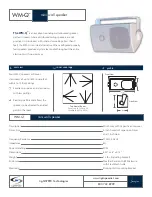 Предварительный просмотр 1 страницы LightSpeed Technologies WM-Q Specification Sheet