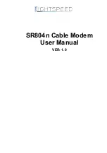 Preview for 1 page of Lightspeed SR804n User Manual