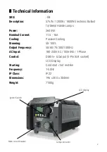 Preview for 5 page of Lightstar LIGHTMAN 1200 EB User Manual