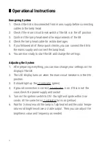 Preview for 6 page of Lightstar LIGHTMAN 1200 EB User Manual