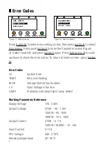 Preview for 8 page of Lightstar LIGHTMAN 1200 EB User Manual