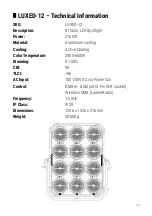 Preview for 13 page of Lightstar LUXED Series User Manual