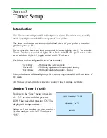 Preview for 11 page of LightSymphony iTimer Operating & Installation Manual