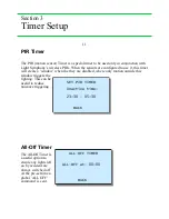 Preview for 13 page of LightSymphony iTimer Operating & Installation Manual