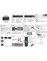 Предварительный просмотр 1 страницы Lightware HDMI-TPS-RX120-HDSR Quick Start Manual