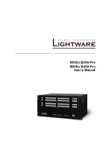 Предварительный просмотр 1 страницы Lightware MX16x16DVI-Pro User Manual