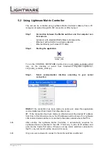 Предварительный просмотр 42 страницы Lightware MX16x16DVI-Pro User Manual