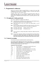 Предварительный просмотр 48 страницы Lightware MX6x6DVI User Manual