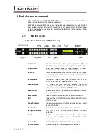 Preview for 8 page of Lightware MX8x8DVI-HDCP-Pro User Manual