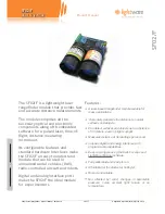 Предварительный просмотр 1 страницы Lightware SF02/F Product Manual