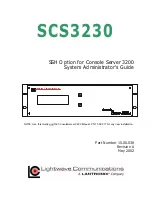 Lightwave Communications SCS3230 System Administrator Manual preview