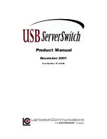 Lightwave Communications USB ServerSwitch Product Manual предпросмотр