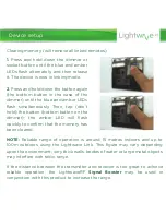 Предварительный просмотр 7 страницы Lightwave JSJSLW103 Instruction Manual