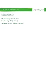 Предварительный просмотр 13 страницы Lightwave JSJSLW103 Instruction Manual