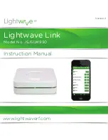 Lightwave JSJSLW930 Instruction Manual предпросмотр