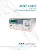 Lightwave LDX-3232 User Manual предпросмотр