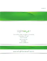 Preview for 22 page of Lightwave Link JSJSLW500 Instruction Manual