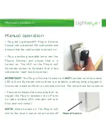 Предварительный просмотр 9 страницы Lightwave LW301 Instruction Manual