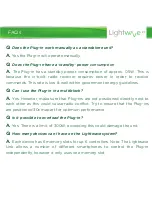 Предварительный просмотр 18 страницы Lightwave LW301 Instruction Manual