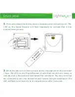 Предварительный просмотр 8 страницы Lightwave LW800 Instruction Manual