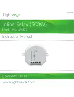 Lightwave LW821 Instruction Manual preview