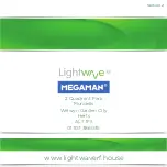 Предварительный просмотр 30 страницы Lightwave MEGAMAN JSJSLW440 Instruction Manual