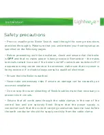 Preview for 7 page of LightwaveRF Comfy LW920 Professional Series Instruction Manual