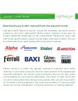Preview for 12 page of LightwaveRF Comfy LW920 Professional Series Instruction Manual