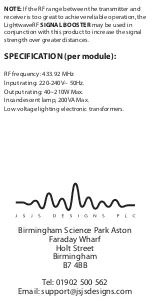Preview for 12 page of LightwaveRF connect JSJS LW240 Operation Manual